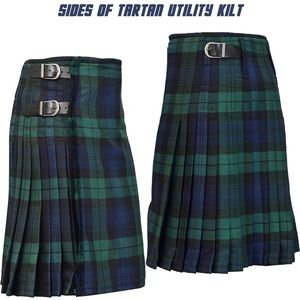 Highland Redstone Traditional Tartan Kilt for Men 8 Yard Scottish Mens Kilt